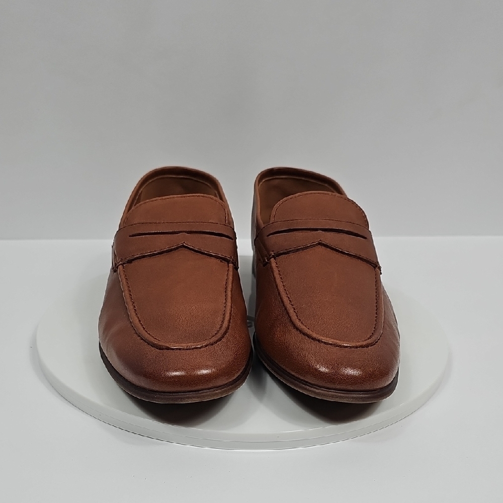 NIB Aldo Men's Manubar Leather Loafer Slip On Size 10.5 D Brown Dress Shoes - Picture 4 of 15